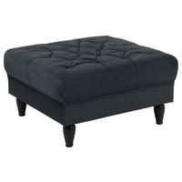 Hocker Cupido - Anthrazit/Schwarz, Design, Textil (82/44/82cm) - MID.YOU