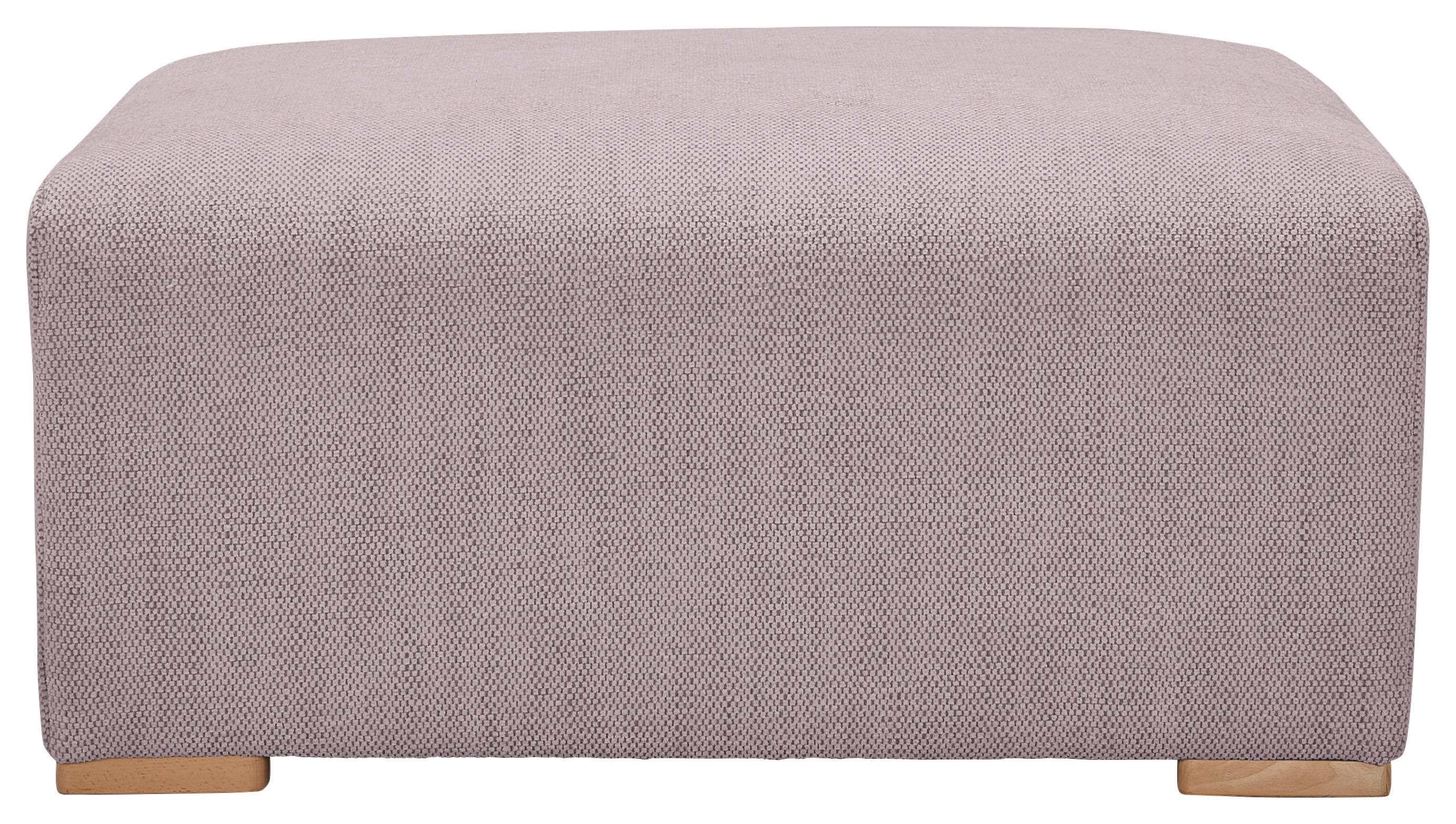 Hocker Vouge Altrosa BxHxT: 101x44x92 cm - Buchefarben/Altrosa, KONVENTIONELL, Textil (101/44/92cm) - Livetastic