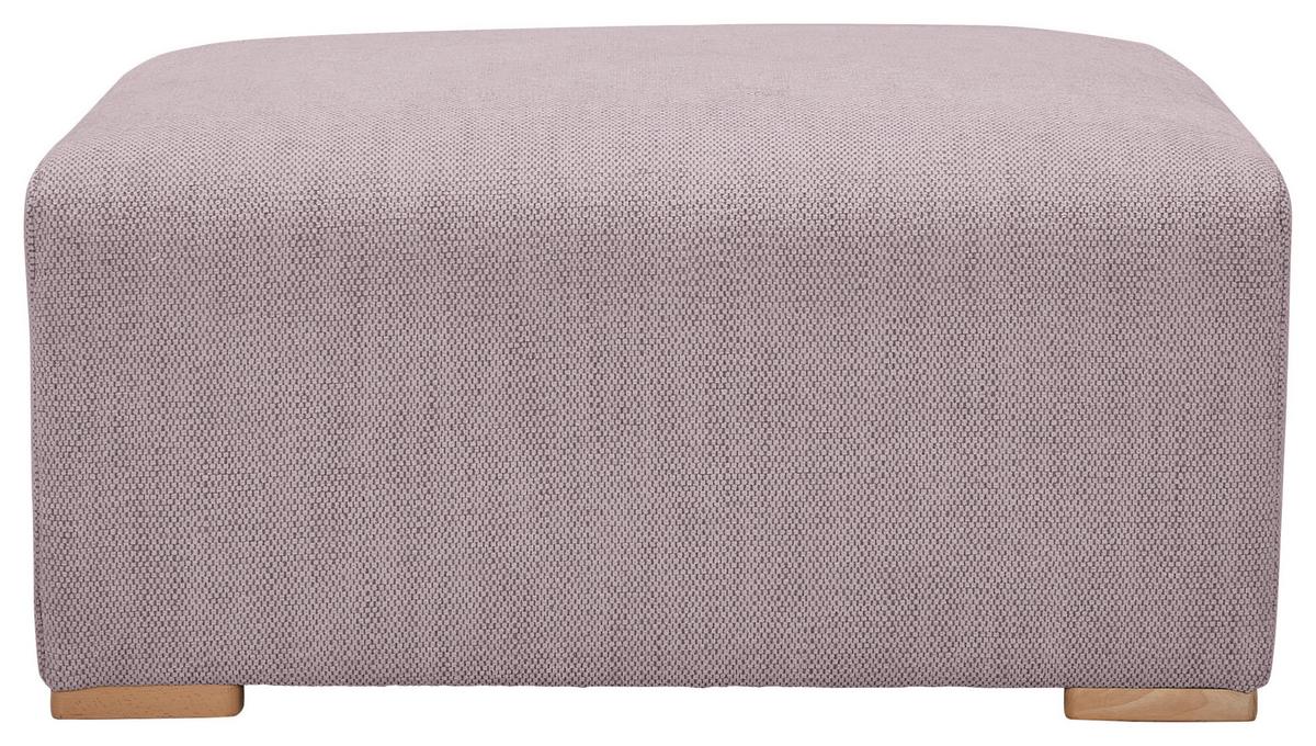 Hocker Vouge Altrosa Bxhxt: 101x44x92 Cm - Buchefarben/Altrosa, KONVENTIONELL, Textil (101/44/92cm) - Livetastic