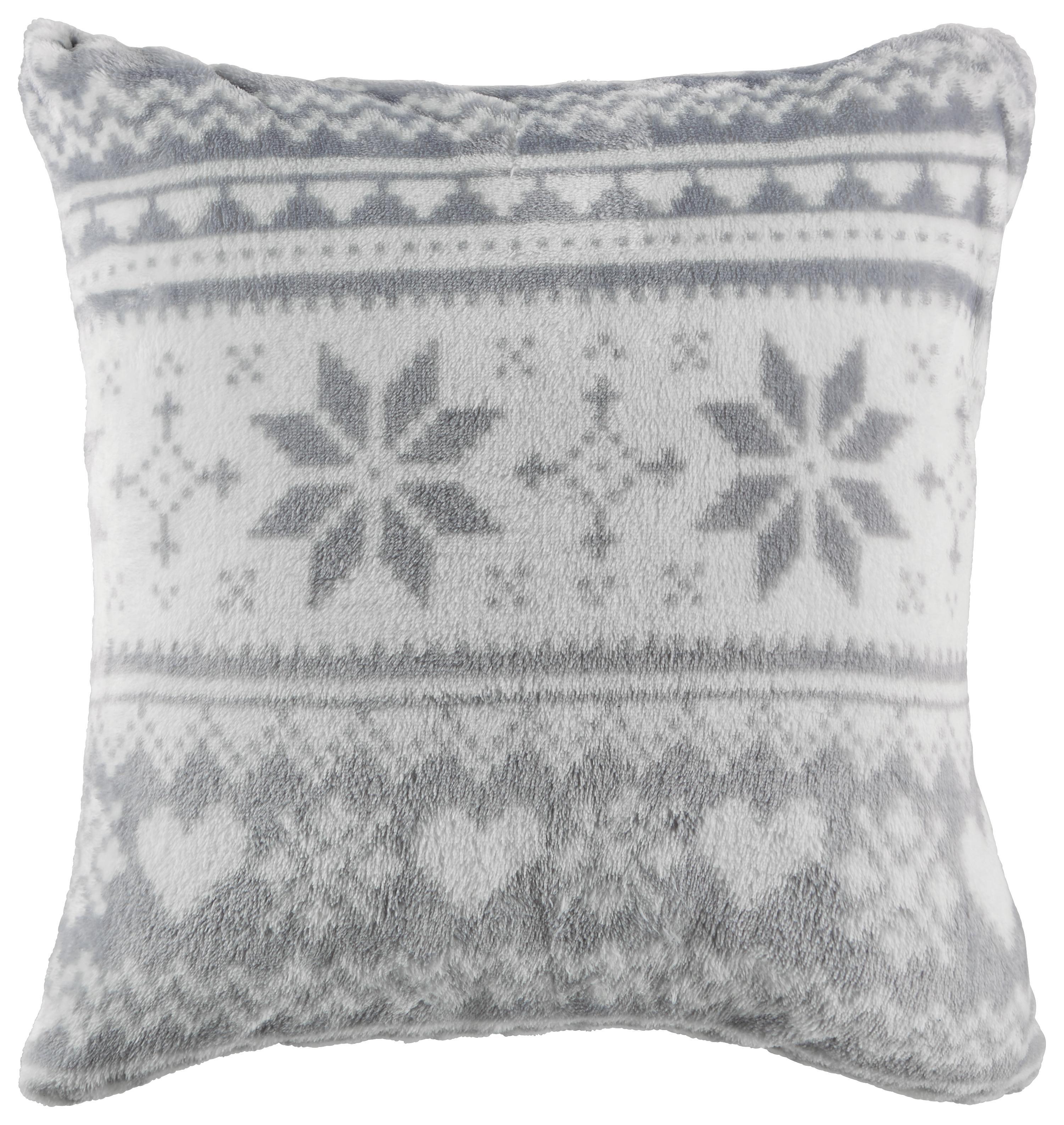 Díszpárna X-mas - Szürke, modern, Textil (40/40cm) - Luca Bessoni