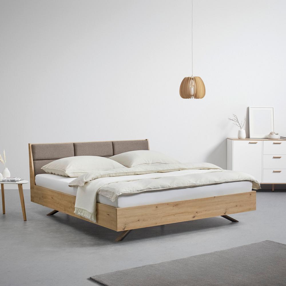 Manželská posteľ Dormio hnedá/dekor dub 180x200