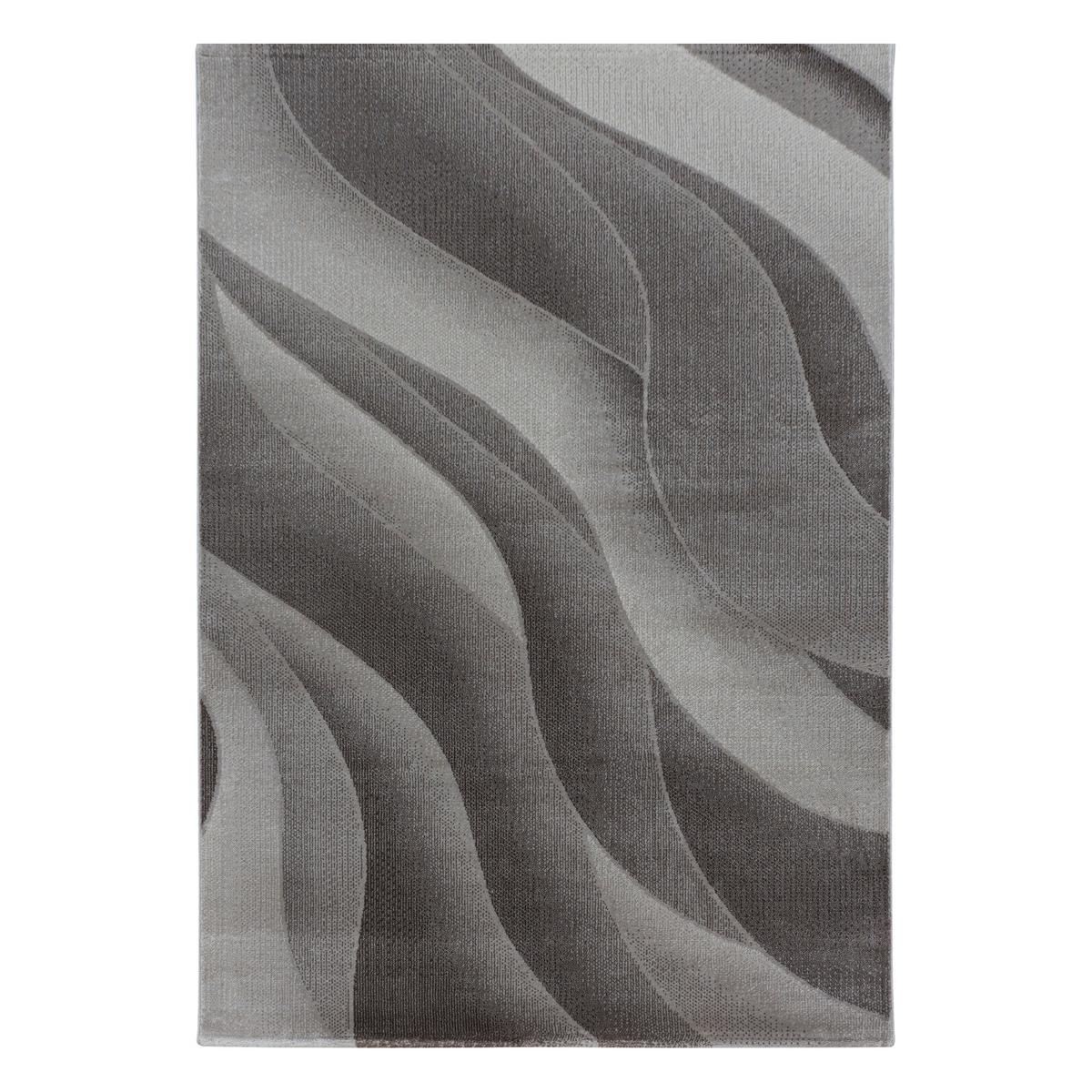Webteppich Braun Costa 140x200 cm - Braun, Design, Textil (140/200cm)