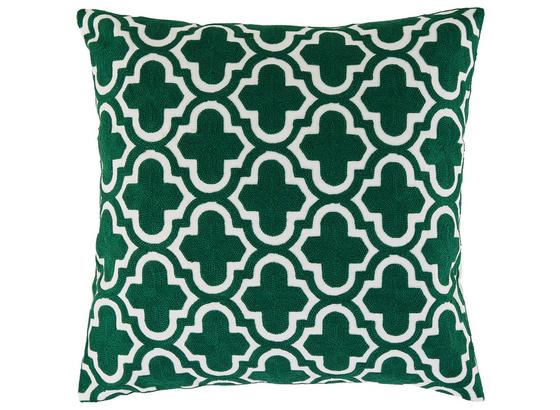 Poťah Na Vankúš Mary Stick - biela/zelená, Moderný, textil (45/45cm) - Mömax modern living Poťah Na Vankúš Mary Stick - biela/zelená, Moderný, textil (45/45cm) - Mömax modern living