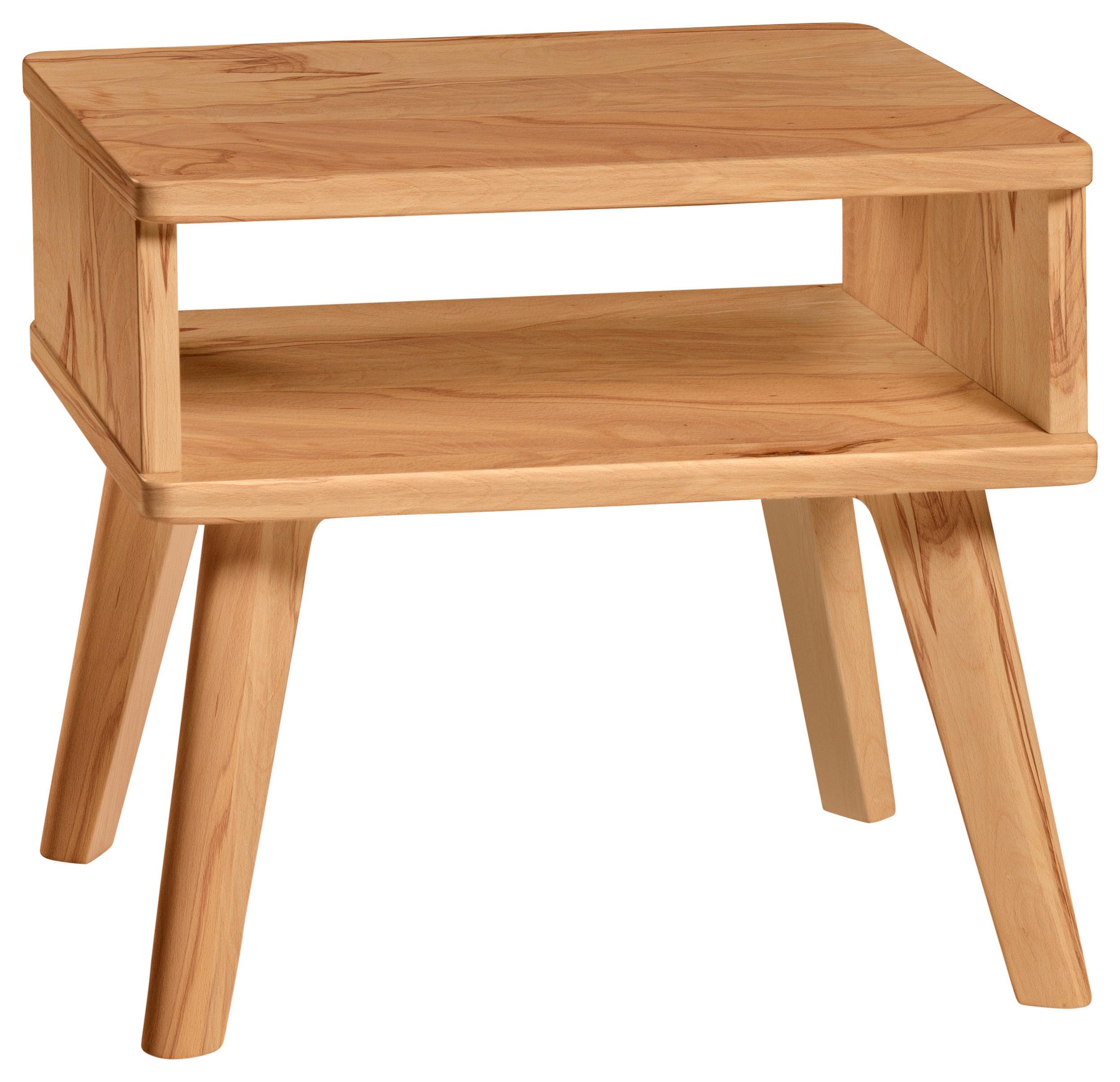 Nachtkästchen Lounge, Buchefarben B: 48 Cm - Buchefarben, Design, Holz (48/38/42cm) - Hasena
