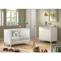 BABYZIMMER Eva Weiß 3-Teilig - Weiß, MODERN, Holz/Holzwerkstoff - Vipack