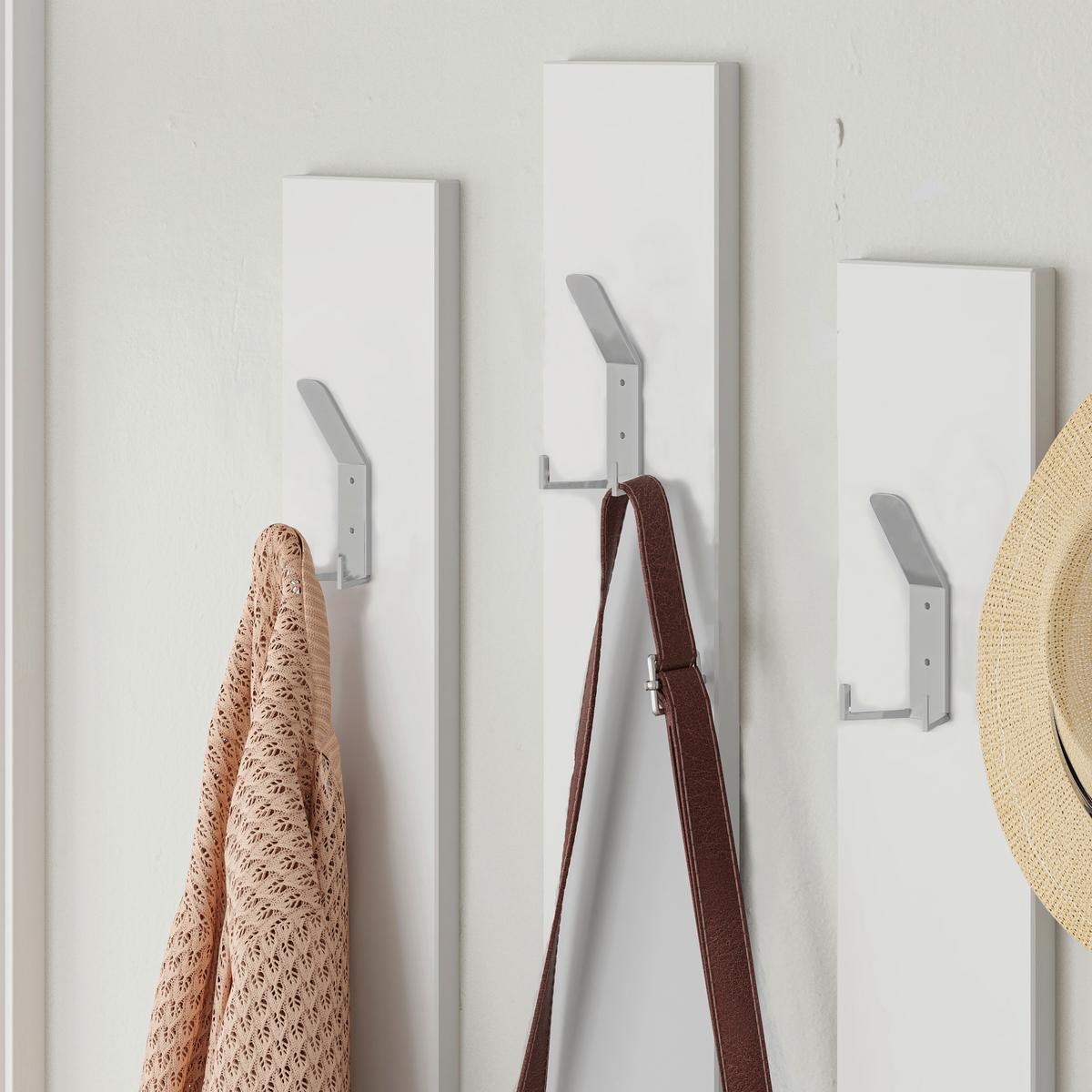 Kleiderständer Ramda, Weiß B: 137 cm - Weiß, Design, Holzwerkstoff (137/154/35cm) - Livetastic