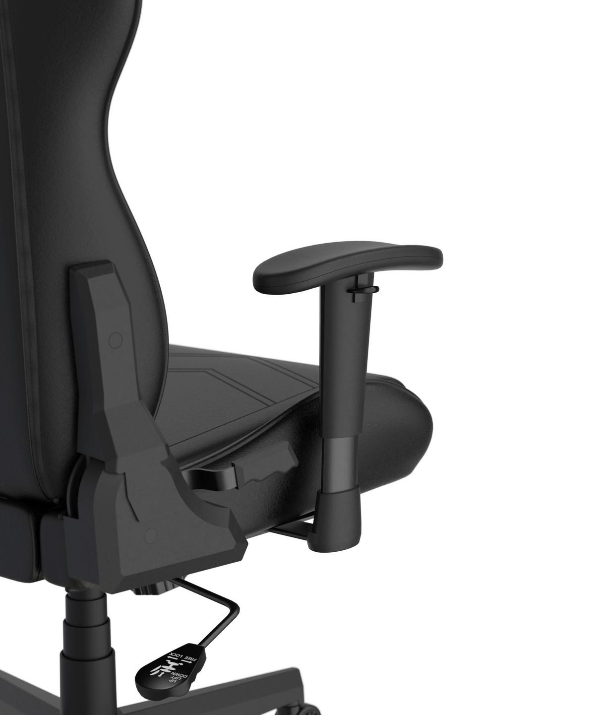 Gamingstuhl Dx Racer Prince L - Schwarz, MODERN, Kunststoff/Textil (67/126/67cm) - Dxracer