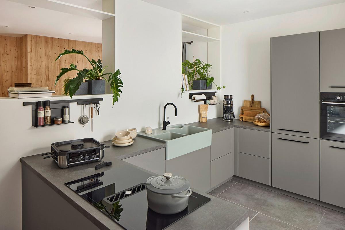 Kochfeld-Dunstabzug-Kombi Respekta Calima Schwarz B:83cm - Schwarz, Basics, Glas (83/20/51,5cm) - Respekta