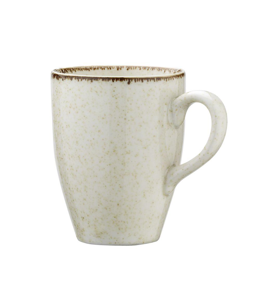 Kaffeebecher Porzellan 355 ml Beige Sonora - Beige, MODERN, Keramik (11/8cm) - James Wood