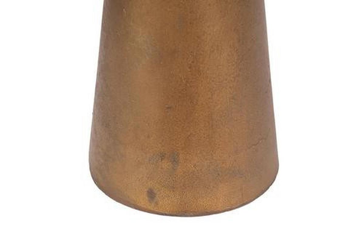 Príručný stolík farba mosadz - mosadzná, Basics, kov/sklo (40/42,5cm)