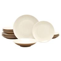 Tafelservice Sand Dunes Steinzeug 4 Pers. Geschirr Set - Multicolor, Trend, Keramik - Creatable