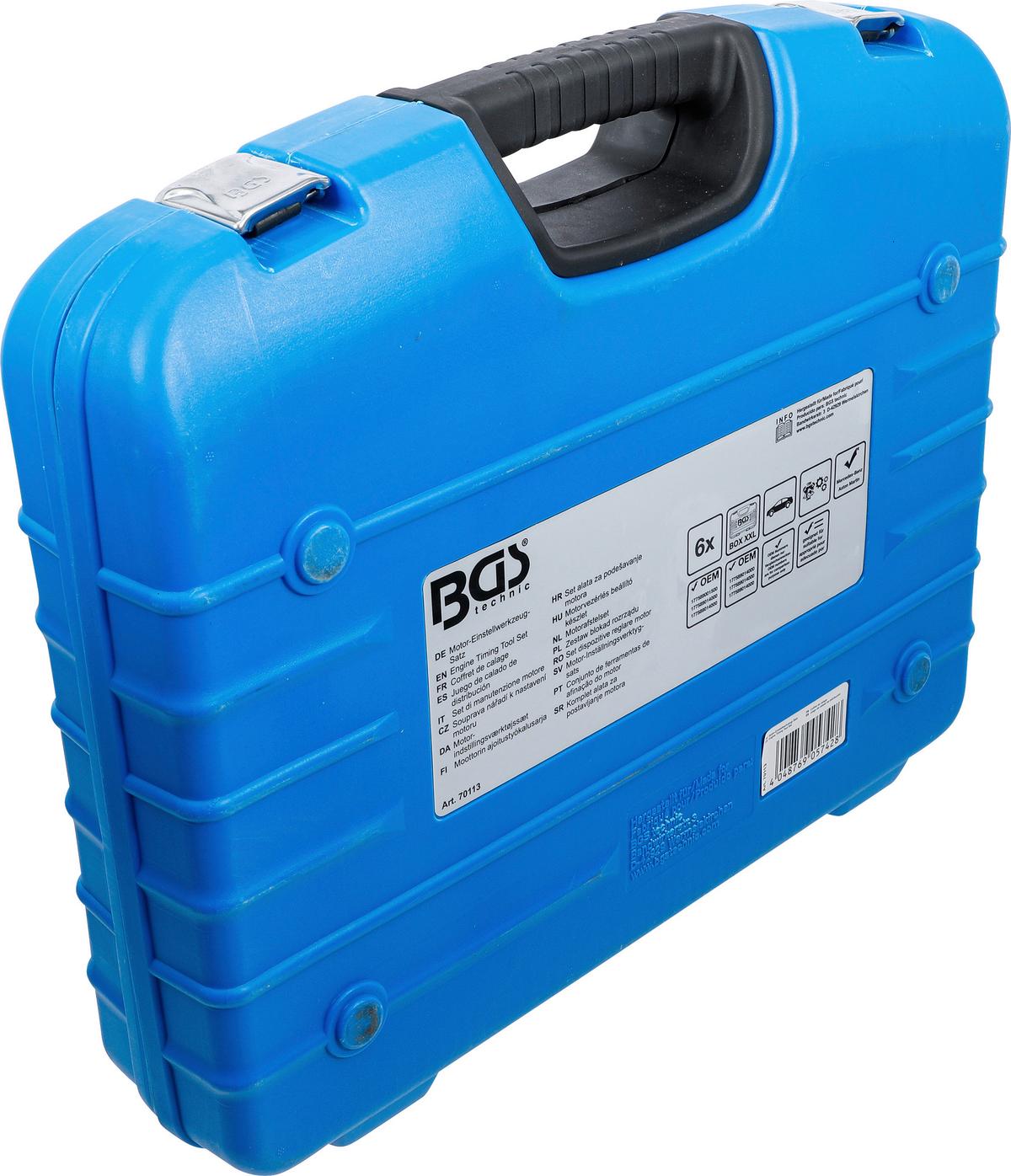 Motor-einstellwerkzeug-satz 70113 - Blau/Schwarz, Basics (48,7/40,1/11,1cm)