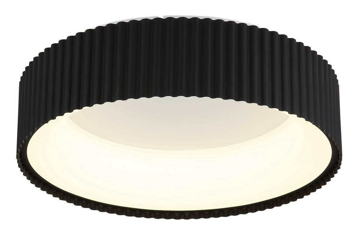 STROPNÍ LED SVÍTIDLO KEMP - bílá/černá, Basics, kov/plast (46/13cm) - Globo