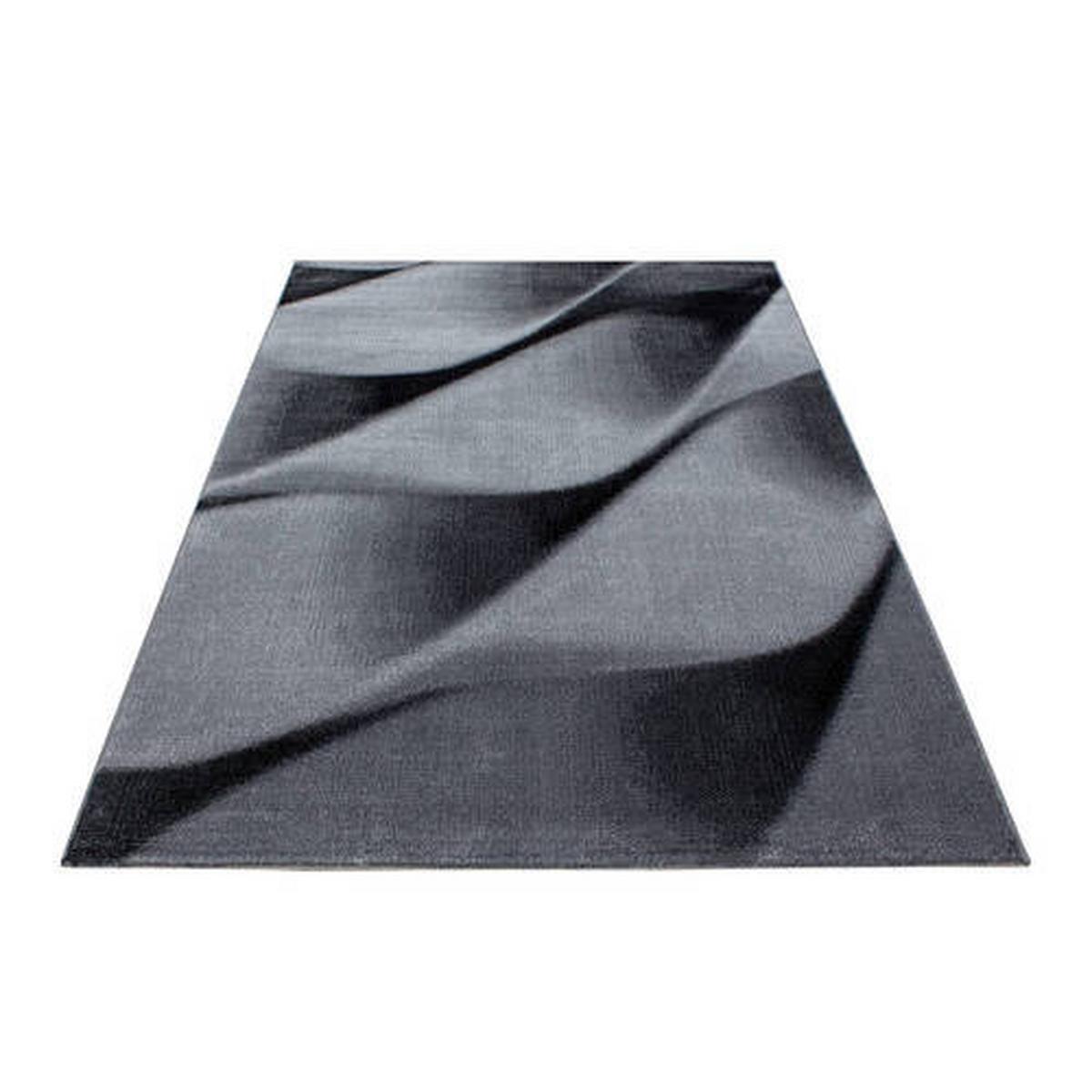 Flachwebteppich Parma - Schwarz, Design, Textil (140/200cm) - Novel