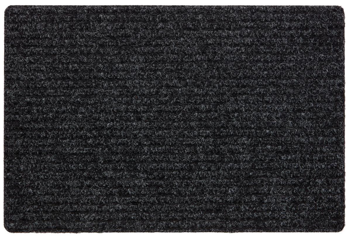 Fußmatte Matthias 40x60 Cm Schmutzabweisend - Anthrazit, Basics, Textil (40/60cm) - Ondega