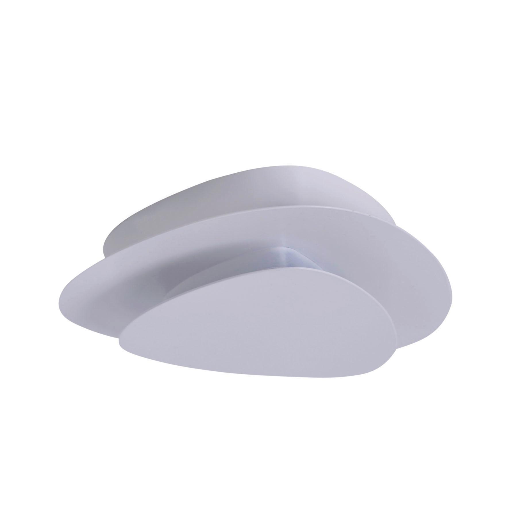 Led-deckenleuchte L: 25 Cm Dreieckig Modern - Weiß, Design, Metall (20/25cm) - Näve