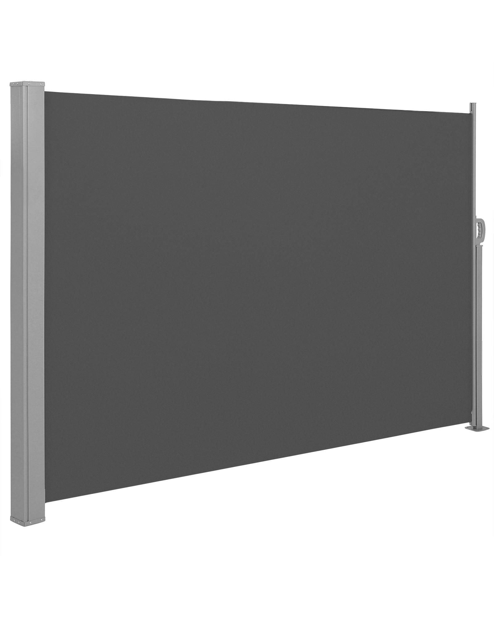 Seitenmarkise Grau Dunkelgrau BxH: 300x180 cm - Dunkelgrau/Grau, Basics, Textil/Metall (300/180cm) - Modante