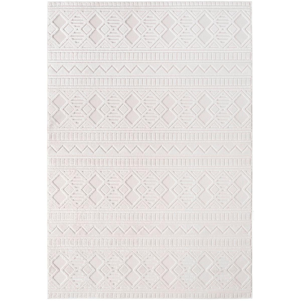 Flachwebteppich, Creme, F:4mm Doha - Creme, Basics, Textil (80/150cm)