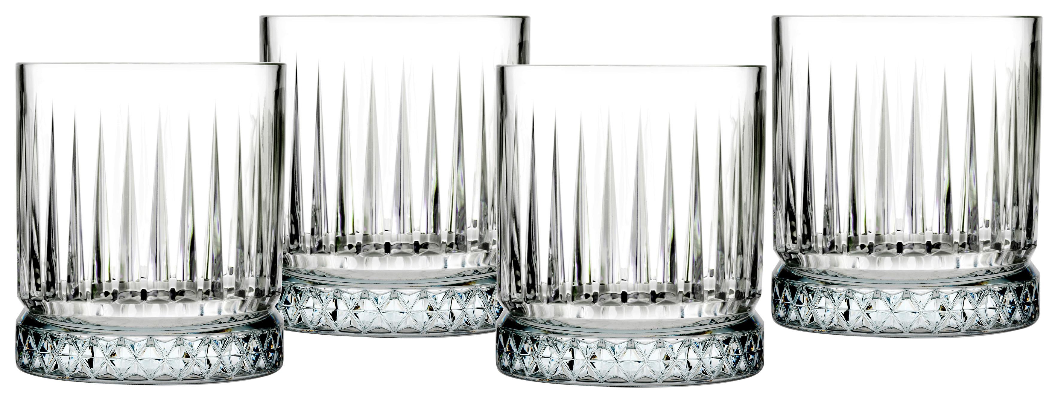 Whiskeyglas 4er-Set Je ca. 355 ml - Klar, Basics, Glas - Creatable