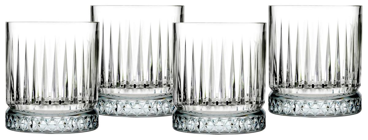 Whiskeyglas 4er-Set Je ca. 355 ml - Klar, Basics, Glas - Creatable