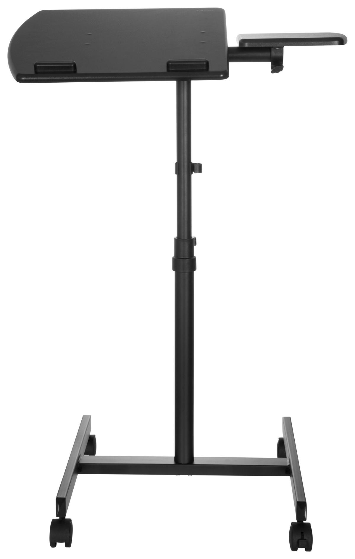 Stehschreibtisch Vm-Sl Schwarz höhenverstellbar - Schwarz, Basics, Holzwerkstoff/Kunststoff (40/44/68,5cm) - MID.YOU