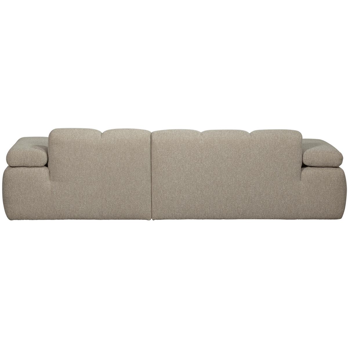 Ecksofa Mojo Beige S: 284x160 Cm - Beige/Schwarz, Design, Textil (284/160cm) - Livetastic
