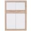 Komoda Highboard Malta - farby dubu/biela, Moderný, drevo (96/132/35cm) Komoda Highboard Malta - farby dubu/biela, Moderný, drevo (96/132/35cm)