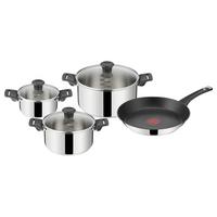 KOCHTOPFSET JAMIE OLIVER EVERYDAY KITCHEN - Edelstahlfarben, Basics, Metall - Tefal