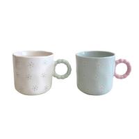 Kaffeebecher Kira - Pink/Creme, Design, Keramik (9/9cm) - Luca Bessoni