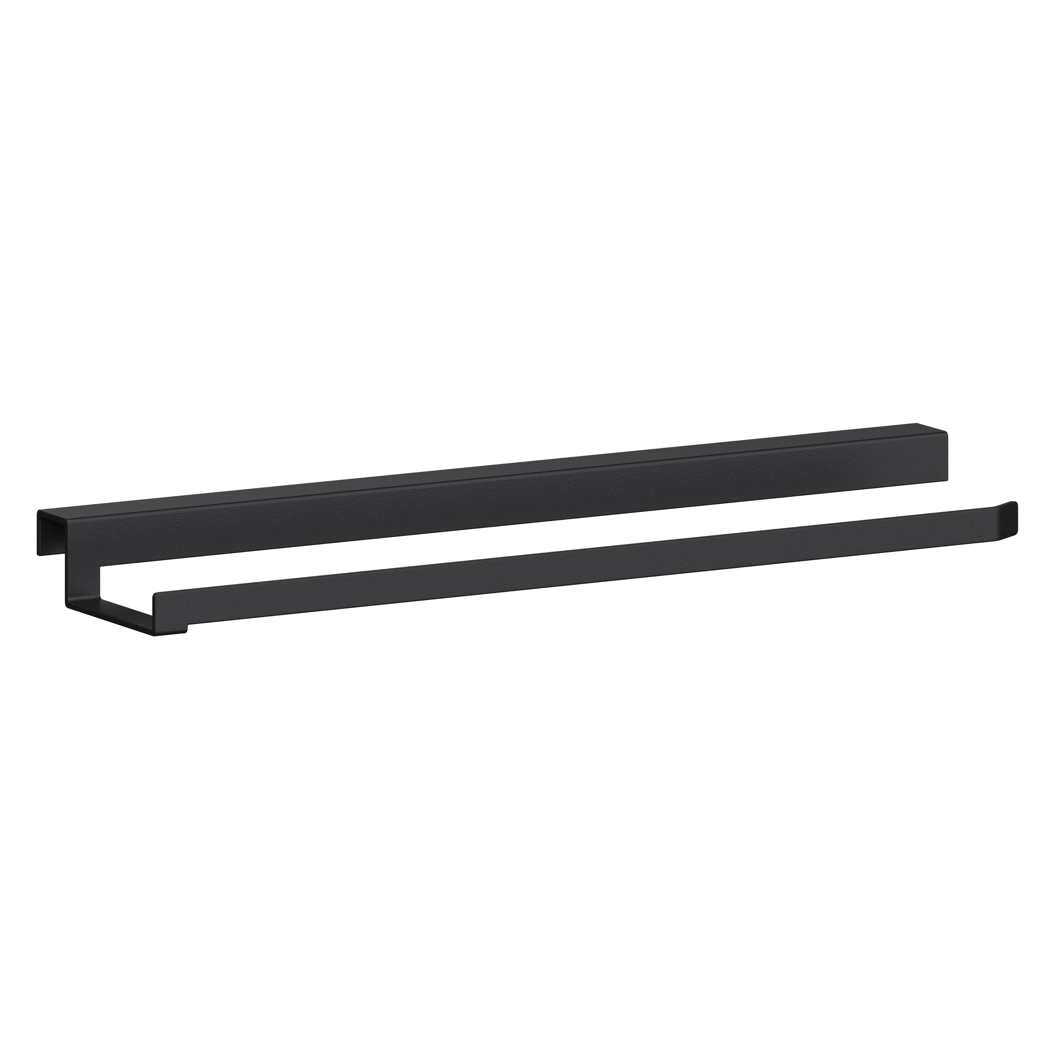 Držiak na kuchynské potreby Systemstyle, šírka 29 cm - čierna, Modern, kov (29/2,5/8cm) - System Style
