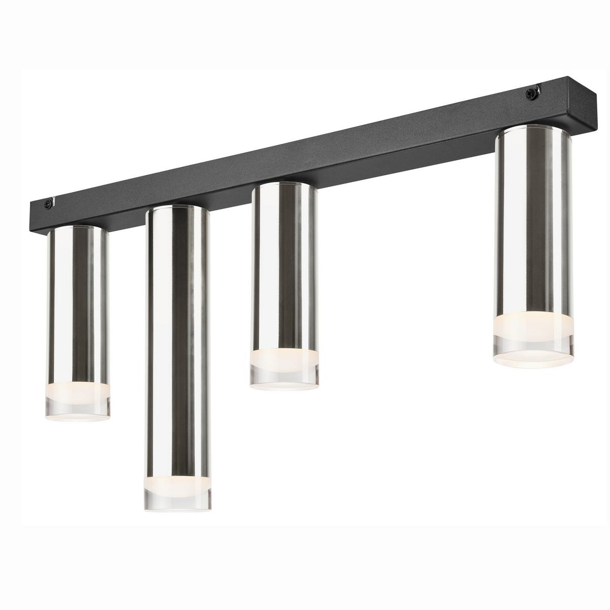 Deckenleuchte 39725 Diego - Chromfarben, Design, Metall (32/6/60cm)