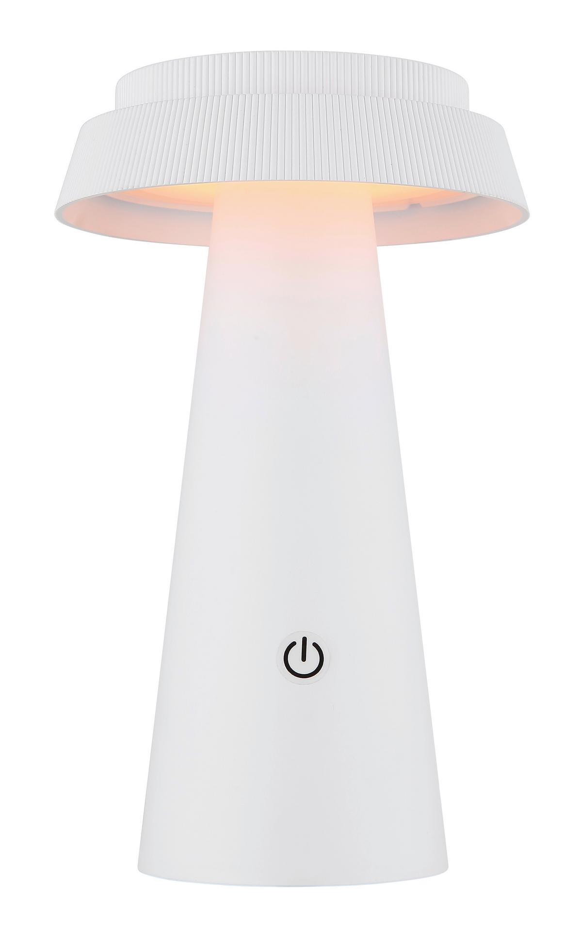 Solarleuchte Memory-Funktion - Schwarz/Weiß, Design, Kunststoff (14/23cm) - Globo