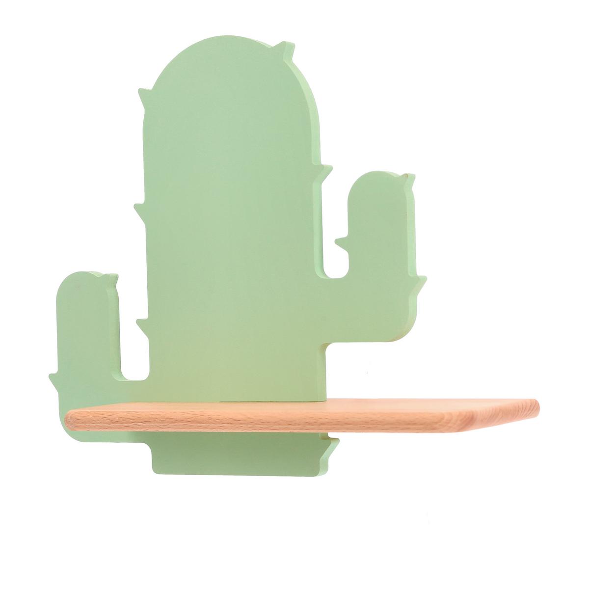 Kinderwandleuchte 21-00903 Cactus 1 - Grün, Basics, Holz/Holzwerkstoff (33/12/27.5cm)