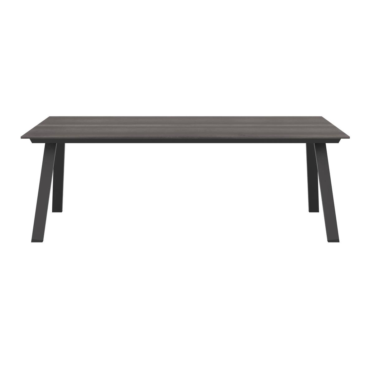 ZAHRADNÍ STŮL BERGEN - černá/antracitová, Moderní, kov/plast (220/74/100cm) - Mömax