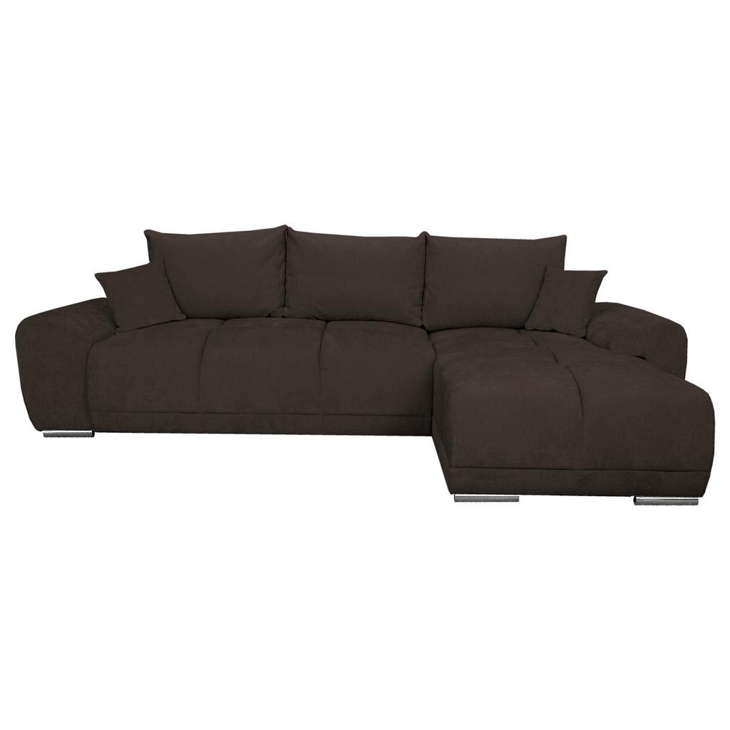 ECKSCHLAFSOFA Ramon, Braun S: 296x182 cm