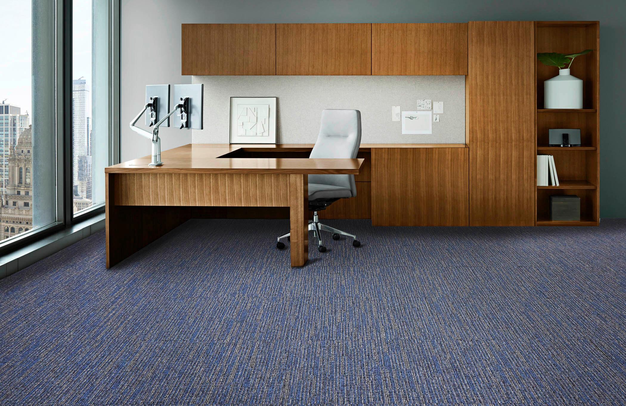 Teppichfliese Blau/grau Ambition 50x50 Cm Florhöhe 3mm - Blau/Grau, Basics, Textil (50/50cm)