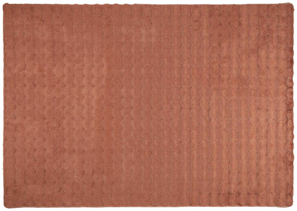 UMELÁ KOŽUŠINA BUBBLE 1 - oranžová, Modern, textil (80/150cm) - Mömax