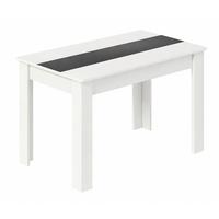 Esstisch Disalo Anthrazit/Weiß L: 115cm - Anthrazit/Weiß, MODERN, Holzwerkstoff (115/80/75cm) - MID.YOU
