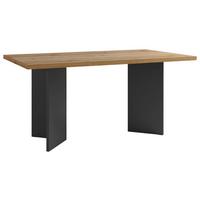 Esstisch Marten - Eichefarben/Anthrazit, MODERN, Holzwerkstoff (160/90/75,5cm) - MID.YOU