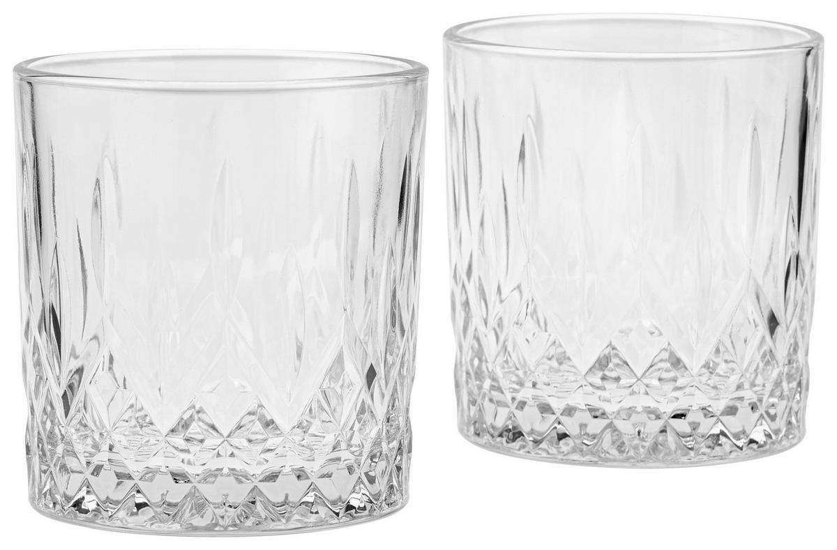 Whisky-Glas Jack, 2er-Set ca. 330 ml - Klar, KONVENTIONELL, Glas (330ml) - James Wood