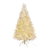 Weihnachtsbaum H: 150 cm Weiß - Weiß, Trend, Kunststoff/Metall (150cm) - X-Mas
