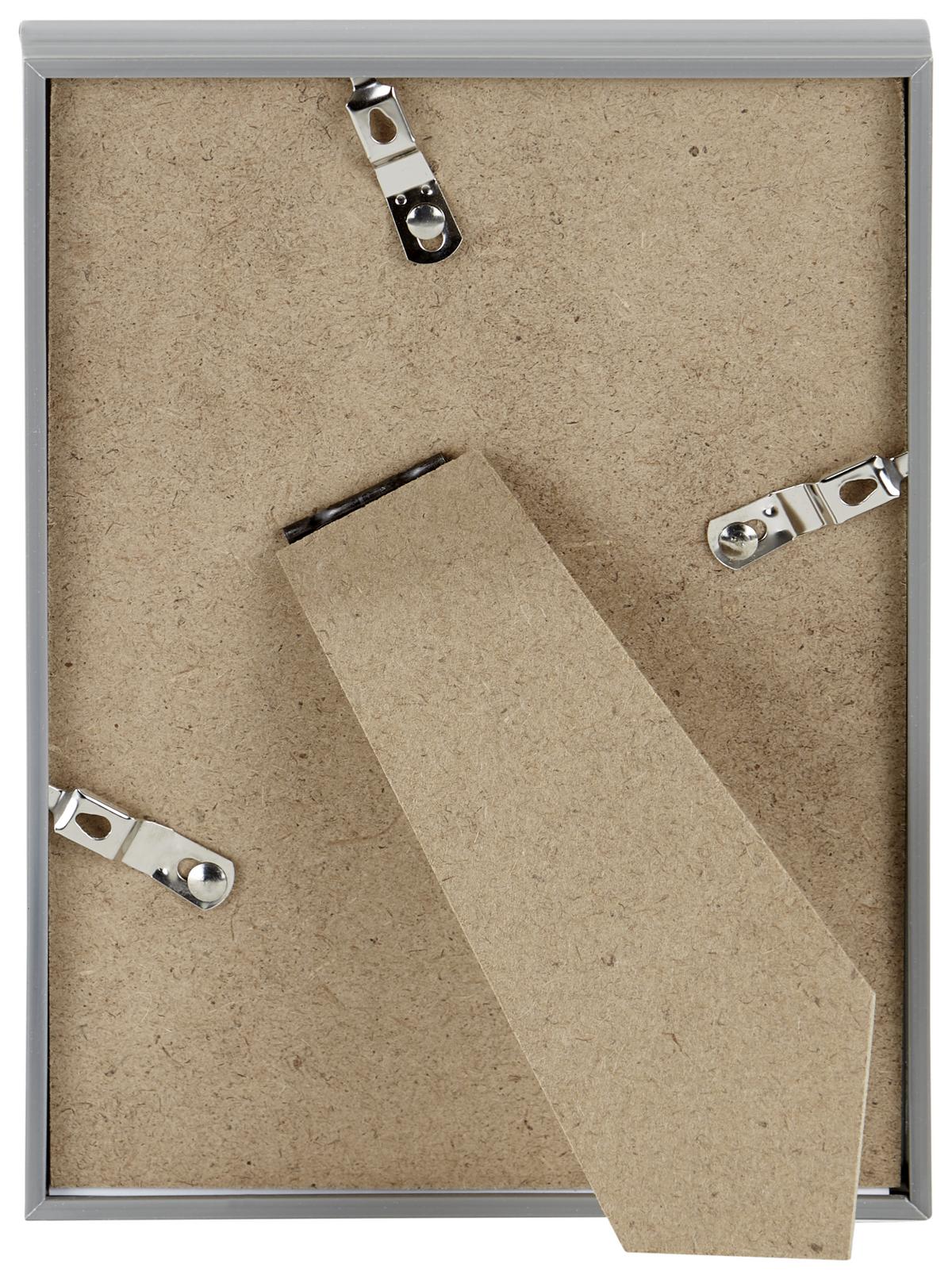 Képkeret Cameo - világosszürke, Basics, műanyag/Üveg (13,7/18,7/1,8cm) - Luca Bessoni