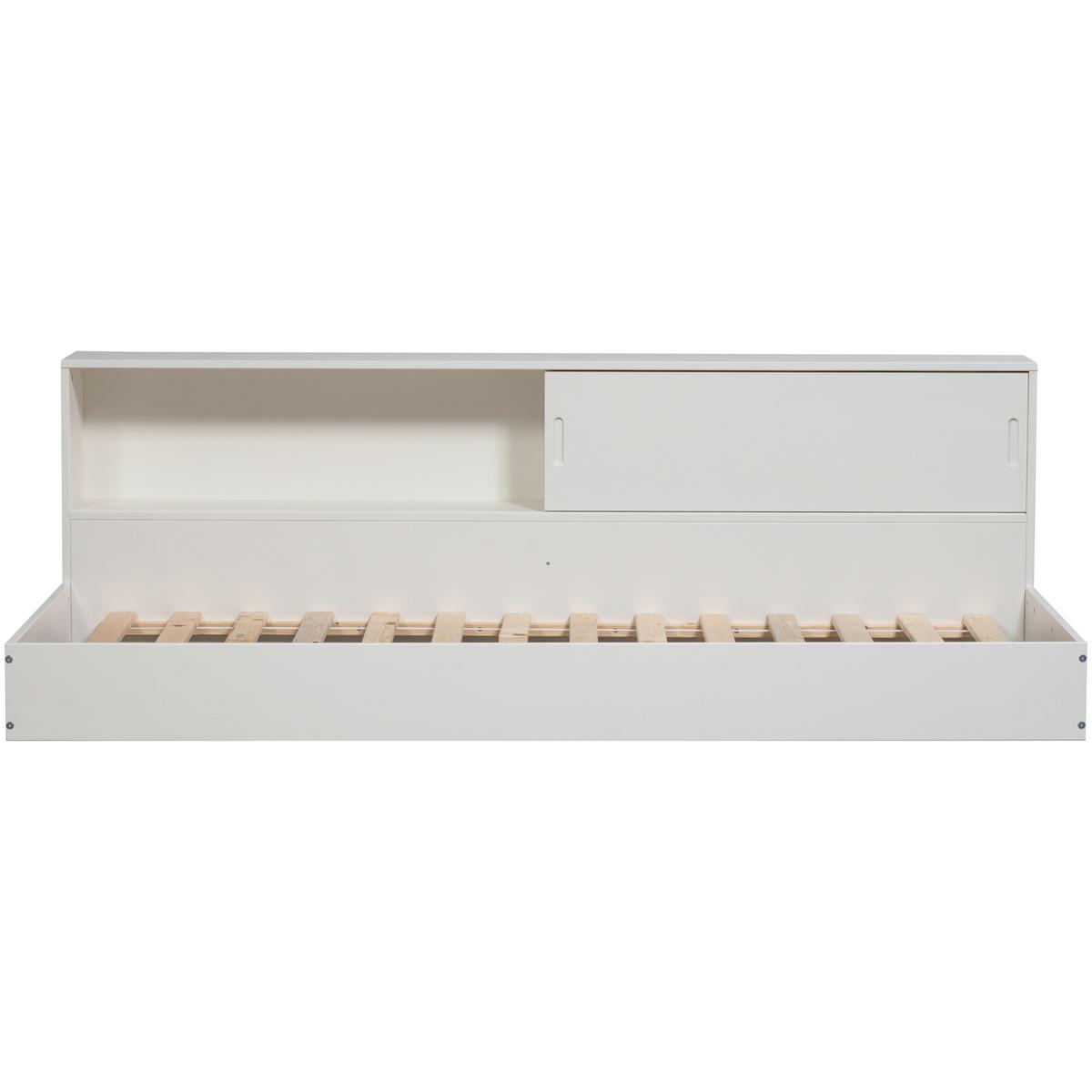BODENBETT. Carter Weiß 90x200cm - Weiß, Basics, Holz (90/200cm) - MID.YOU