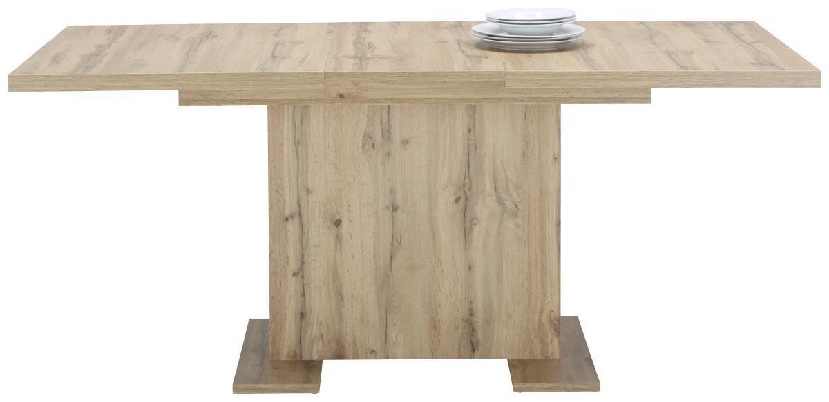 VÝSUVNÝ STŮL INGRID - barvy dubu, Moderní, kompozitní dřevo (140-180/90/78cm) - Mömax