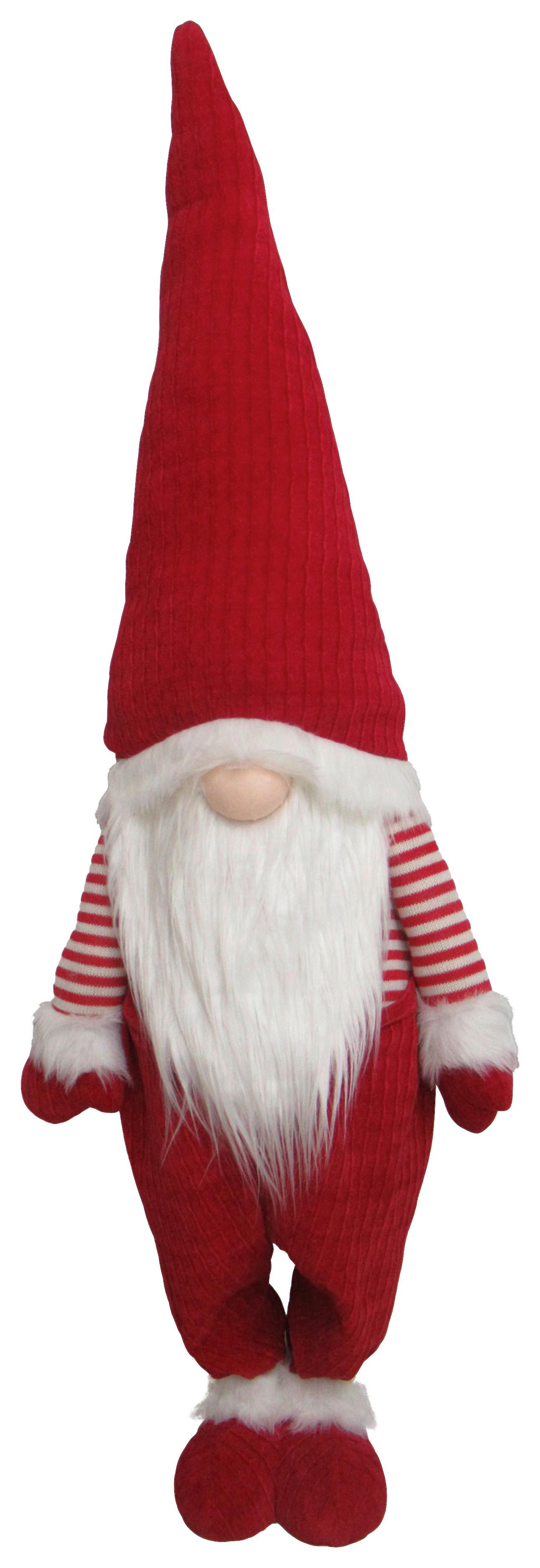 Skřítek CARLY - bílá/červená, Konvenční, kov/textil (44/125/32cm) - Mömax