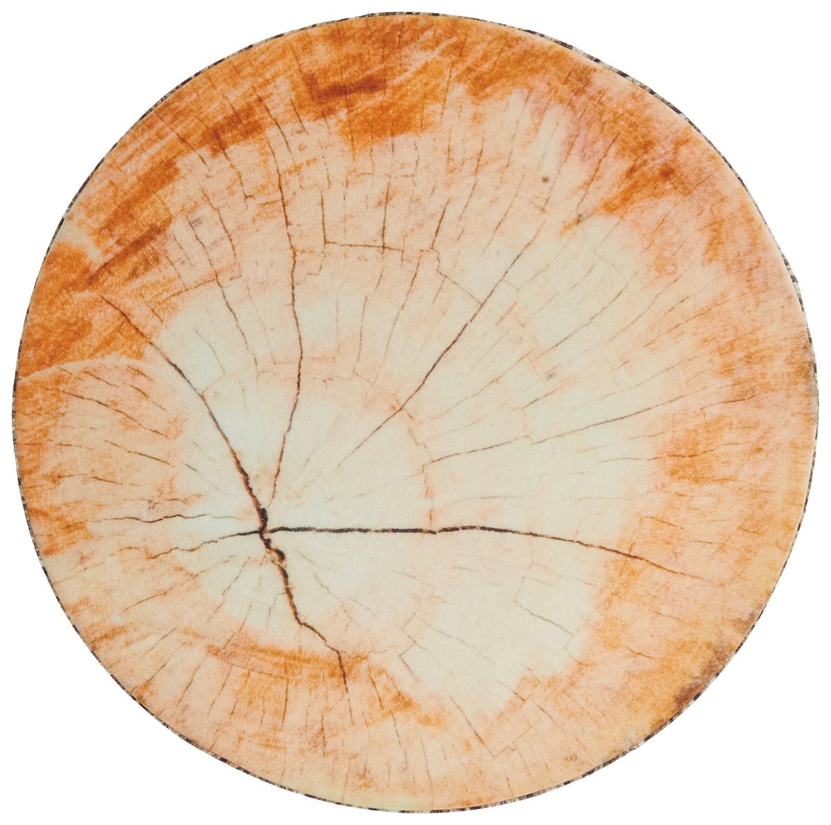 Sitzkissen Wood 38x3 cm Taupe - Taupe, MODERN, Textil (38/3cm) - Luca Bessoni