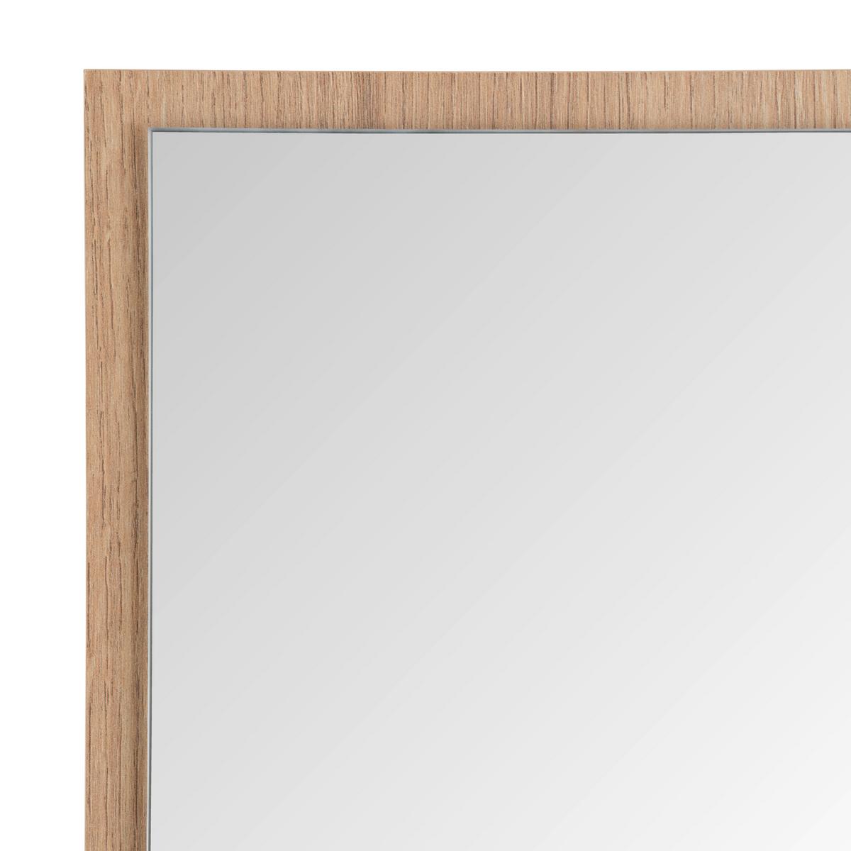 Spiegel Clever B: 70 cm - Eichefarben, MODERN, Glas/Holzwerkstoff (70/75/2cm)