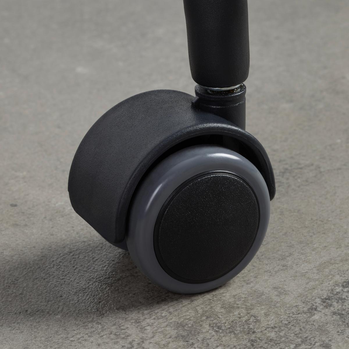 Kancelářská židle ELLY -EXKLUSIV- - šedá/černá, Design, kov/textil (72/79-86/74cm) - Mömax