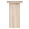 Beistelltisch Bianca - Beige/Weiß, Design, Holzwerkstoff (40/40/65cm) - Livetastic