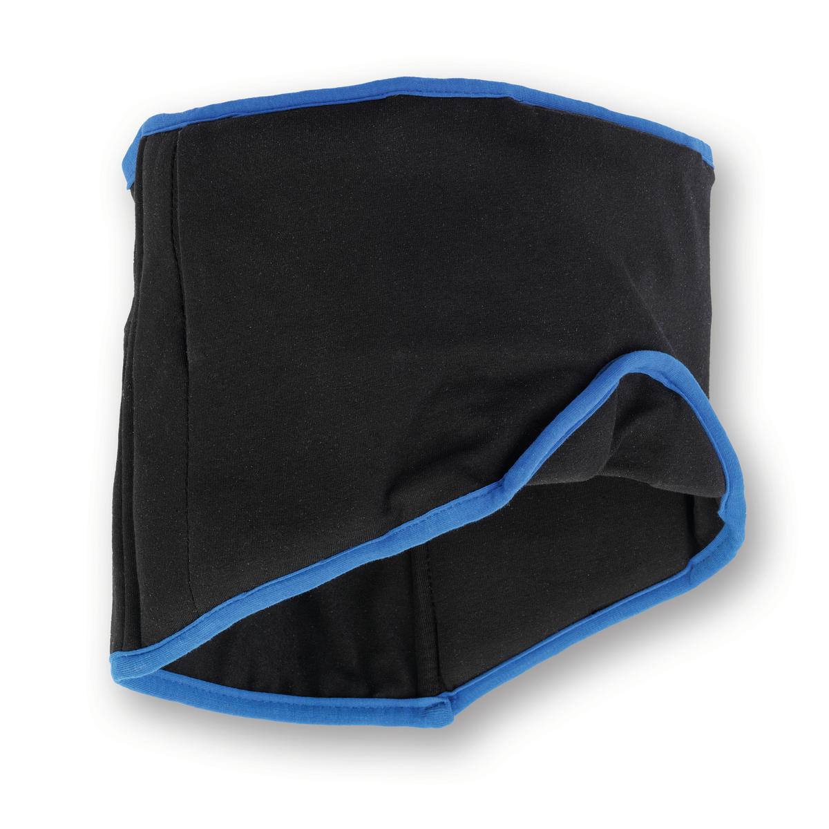 Schlafmaske Mysleepmask L/XL Schwarz/Blau - Blau/Schwarz, Basics, Textil (28/19/1cm)